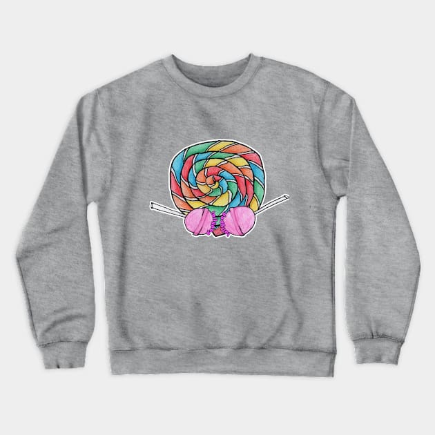 lollypop V.2 Crewneck Sweatshirt by puglove